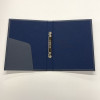 Personalised Hardback A5 Leather Ring Binder inside pocket by undercover