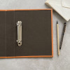 Personalised Hardback A5 Leather Ring Binder 