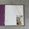 Personalised Recycled Leather Binder for Peel Back Photo Pages 
