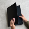 A4 Leather Menu Folder - with 2 inside panels