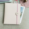 Recycled Leather Photo Holder with Slip In Photo Pockets