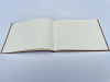 Condolence Book Recycled Leather Handmade in England