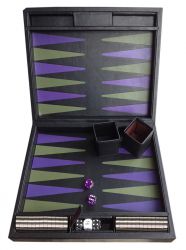 Luxe Leather Backgammon Board