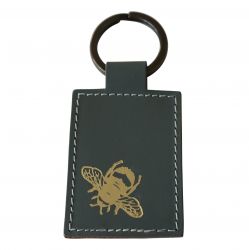 Leather 'Bee' Keyring