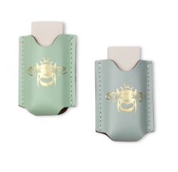 Leather 'Bee' Rubber