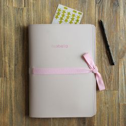 Personalised Recycled Leather Letter Writing Set with Stationery