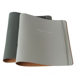 Personalised  A4 Leather Ring Binder - For Visitor Information