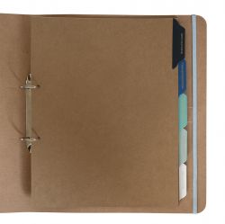 Leather Tab Dividers for Holiday Plans