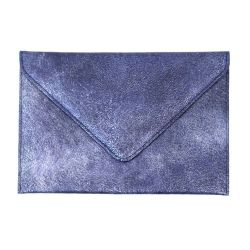 Luxury Silk Padded Leather Envelope - For iPad Mini