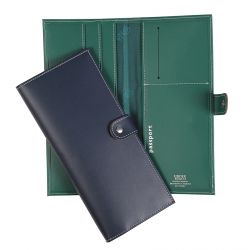 Recycled Leather Tall Document Holder