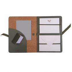 Bamboo Stag Leather Writing Set