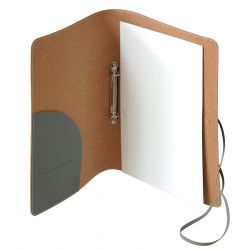A4 Recycled Leather Ring Binder