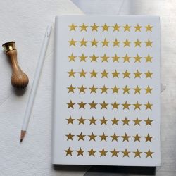 Gold star ! Recycled Leather Journal (A5)