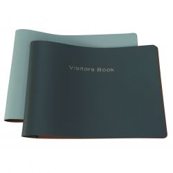 Recycled Leather Folder A4 Visitor/Guest Book