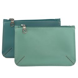 Small Detailed Corner Leather Purse