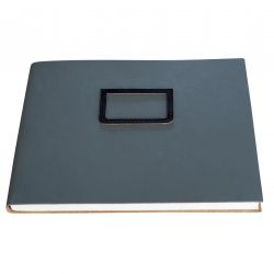 Recycled Leather Book with Frame Detail