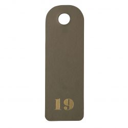 Cloakroom Numbered Ticket Set of 2