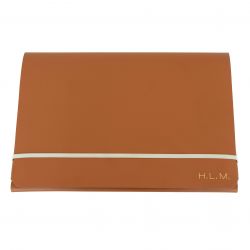 Personalised Recycled Leather Portfolio (A4)