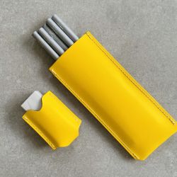 Pencils, case and rubber set