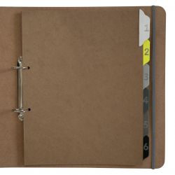 Leather Tab Numbered Dividers - Urban Jungle