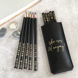 Pouch of Graded Sketching Pencils