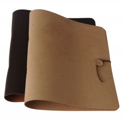 Recycled Leather Cover with tie closure