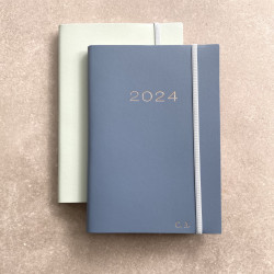 A5 2024 Diary - Recycled Leather