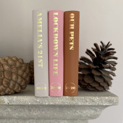 Small Leather Photo Album With Spine Personalisation