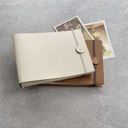 Small Recycled Leather Photo Album