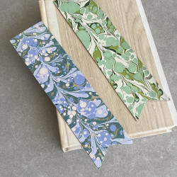Marble Pattern Recycled Leather Bookmark