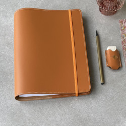 Recycled Leather Cover for B5 Notebook
