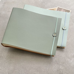 Large Recycled Leather Photo Album
