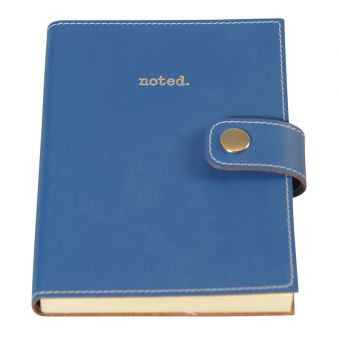 Recycled Leather 'noted' Snap Journal