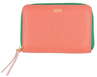 Short Leather Zipper Purse