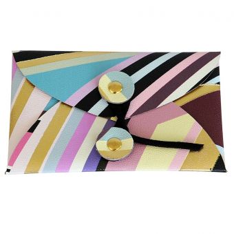 Printed Leather Card Case