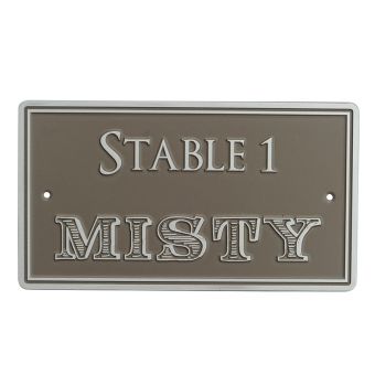 Deep Rectangular Metal Sign