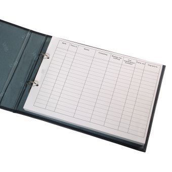 Refills for visitor book