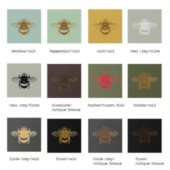 Leather 'Bee' Table Mats x 6