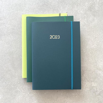 A4 Recycled Leather 2023 Diary