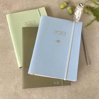 A5 2023 Diary - Recycled Leather