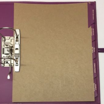 Genealogy Binder Dividers  (15) Leather Tabs