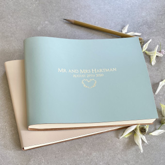 Guest Book Personalised and with Heart Icon