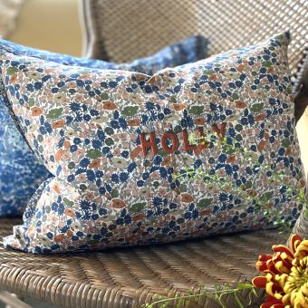 Liberty Tana Lawn®  Personalised Embroidered Cushion