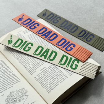 Recycled Leather Bookmark  
