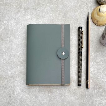 Personalised Recycled Leather Journal (A6)