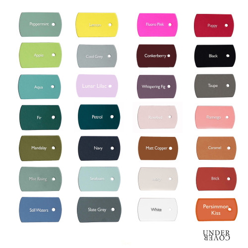 Recycled Leather Colour Swatch: Mist Rising