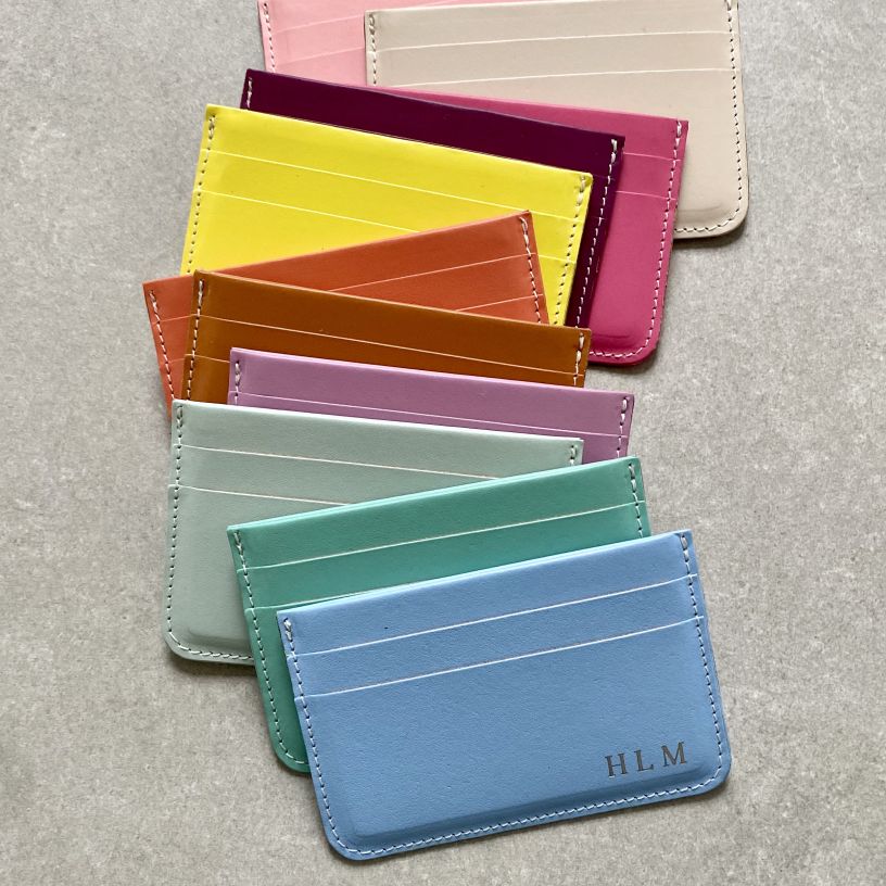 Buy wholesale Adhesive Card Holder - Recycled Leather