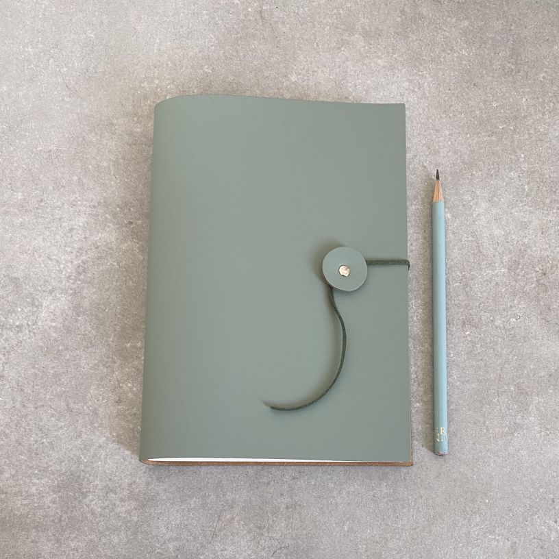 Leather A5 Notebook – Hand crafted by Undercover UK