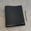 Recycled Luxe Leather Cover for A4 Spiral Notebook